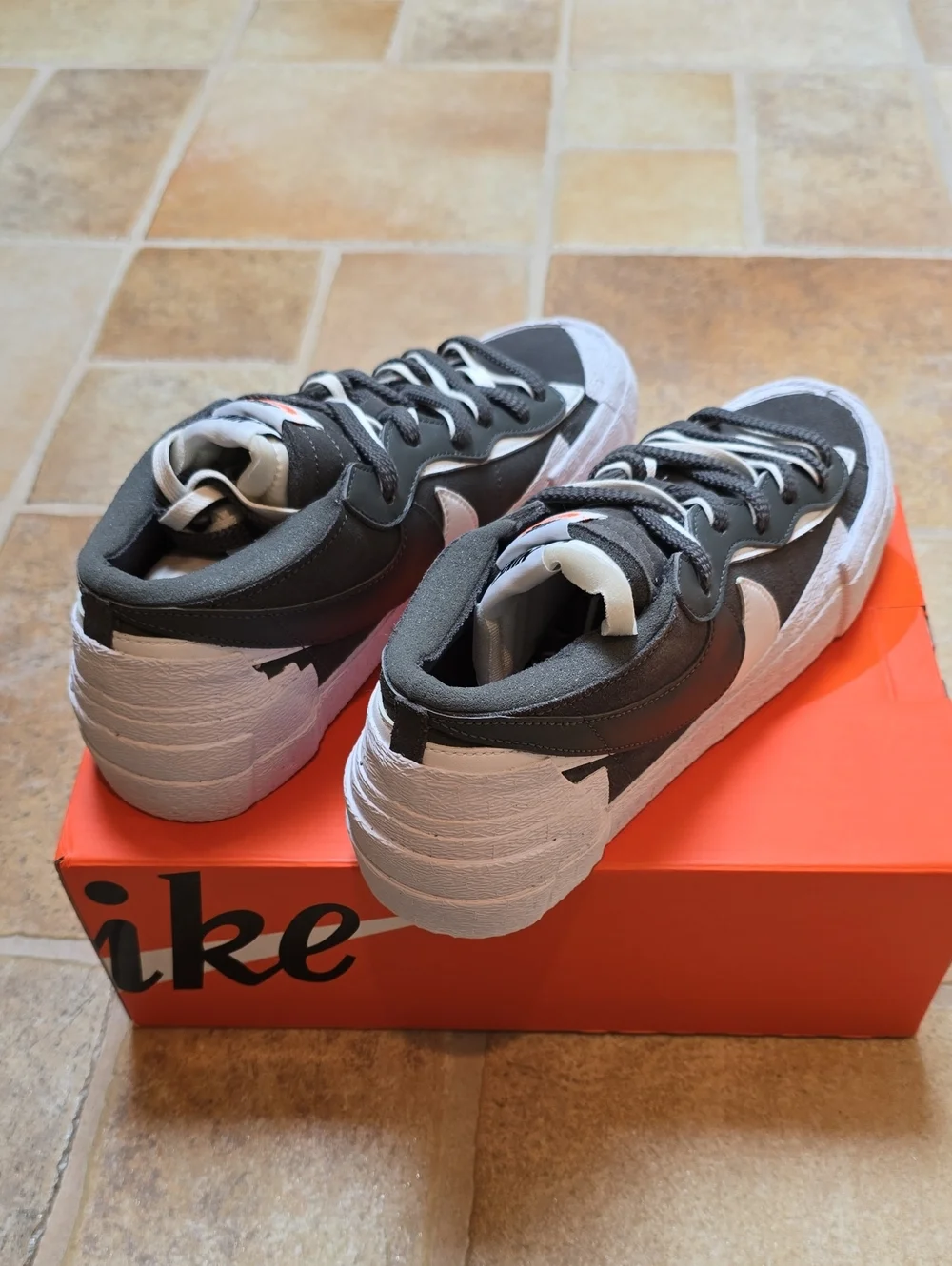 Nike Blazer Low Sacai Iron Grey DD1877 002 Size 10.5 (New)!